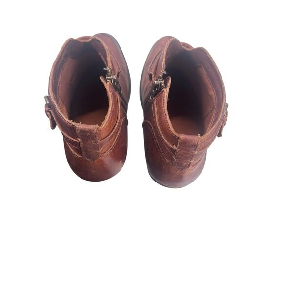 Frye Jenny Brown Ankle Boots - Picture 13 of 16